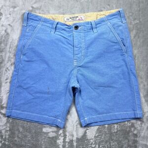 Burton Durable Goods MB Kingfield Short‎ Mens Sz 34 Blue Chino Casual Summer